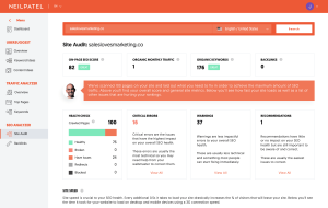 Ubersuggest outil SEO